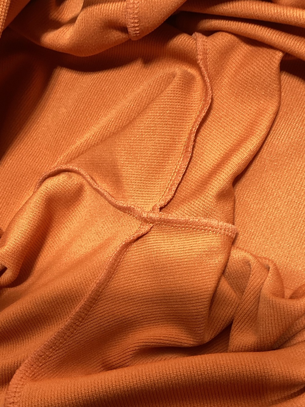 HALARA XL Rust Orange Wide-Leg Jumpsuit Overalls - Picture 10 of 11